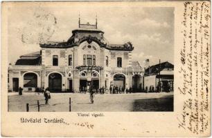 1907 Torda, Turda; Városi vigadó, üzlet / concert hall, shop