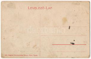 Kazanesd, Cazanesti (Alváca-gyógyfürdő, Vata de Jos (Hunyad); Kénkovand bánya, iparvasút, vonat / pi...