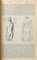 Ókori lexikon. Szerk.: Pecz Vilmos. 1-2. köt. Bp., 1902-1904, Franklin. Aranyozott gerincű kopott fé...