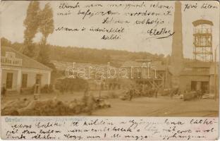 1904 Mecsekszabolcs (Pécs), Szabolcs-bányatelep, Glück auf!, iparvasút. photo (EK)