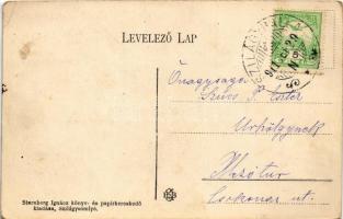 1911 Szilágysomlyó, Simleu Silvaniei; Fő tér, Nagy férfi szabó, Schupiter János és Verecz üzlete / m...