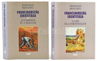 Fernand Braudel: Franciaország identitása. I-II. köt. I. köt.: A tér és történelem. II. köt.: Az emberek és dolgok. Ford.: Sahin-Tóth Péter. Bp.,2004,Helikon. Kiadói kartonált papírkötés, kiadói papír védőborítóban.