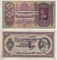 1930-1946. 50P-100.000.000P (4xklf) különböző felülbélyegzésekkel ("A 40 éves éremgyűjtő csopor...