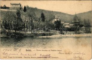 1904 Betlér, Betliar (Rozsnyó, Roznava); Török kávéház és Vadállat ketrec. Vogel D. felvétele, Pauchly Nándor kiadása / Turkish cafe,