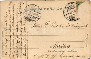 1907 Őraljaboldogfalva, Őrboldogfalva, Santamaria-Orlea; Római templom. Kendoff A. és fia kiadása / ...