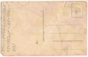 Ökrös szekér, erdélyi folklór / Transylvanian folklore, ox cart. Fritz Römischer (Bistritz, Bistrita...