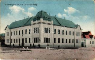 Székelyhíd, Sacueni; M. kir. Járásbíróság. Kohn Sámuel kiadása / district court (EK)