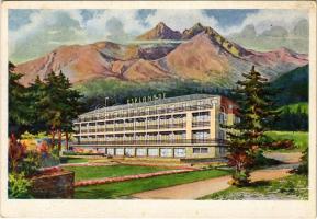 Matlárháza, Matliary, Tatranské Matliare (Tátra, Magas-Tátra, Vysoké Tatry); Hotel Esplanade szálloda reklámlapja / hotel advertisement