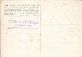 Matlárháza, Matliary, Tatranské Matliare (Tátra, Magas-Tátra, Vysoké Tatry); Hotel Esplanade szállod...