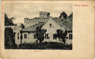 1908 Tarcsa, Tatzmannsdorf; Bánya-Újtelek, Bányai vár / Neustift-Bergwerk Schloss / castle villa (EK)
