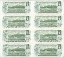 Kanada 1973. 1$ (8db, két részletben sorszámkövetők) T:I-
Canada 1973. 1 Dollar (8pcs, consecutive ...