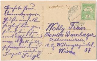 1914 Nagymihály, Michalovce; Kossuth Lajos utca, Gyurocsik Gyula üzlet és saját kiadása / street, sh...