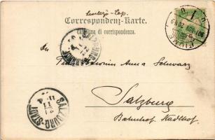 1901 Pola, Pula; K.u.K. Kriegsmarine Kriegshafen / Osztrák-magyar haditengerészeti kikötő / Austro-H...