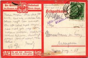 1915 Die deutsche Grenze treu gewahrt, Das isst der Deutsch-Tiroler Act! Der Tiroler Volksbund den T...