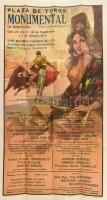 1973 Spanyol bikaviadal plakátja 52x104 cm Hajtva