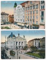 Lviv, Lwów, Lemberg; - 2 db RÉGI város képeslap / 2 pre-1945 town-view postcards