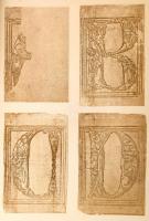 1899 Grotesque Alphabet of 1464. Reproduced in facsimile from the original in the British Museum. 18...