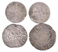 4 db vegyes külföldi Ag érmetétel, közte Lengyel Királyság 1614-1628. 3P (1/24T) Ag "III. Zsigm...