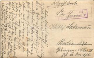 Erinnerung an den Weltkrieg 1914-15 / WWI German military, group of soldiers. Karl Honauer photo