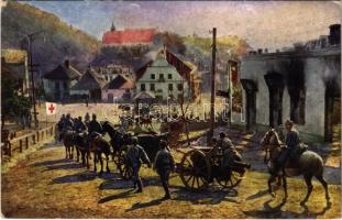 Kasimierz nach der Eroberung durch unsere Truppen. Weltkrieg 1914-16 / Kasimierz csapataink bevonulása után. Világháború 1914-16 / WWI Austro-Hungarian K.u.K. military, Kazimierz (Kraków) after the occupation (EK)