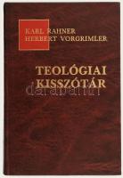 Karl Rahner-Herbert Vorgrimler: Teológiai kisszótár. Fordította: Endreffy Zoltán. Szerző által aláírva. Bp., 1980, Szent István Társulat. Kiadói egészvászon-kötés.