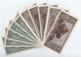 1946. 1.000.000MP (5db) + 100.000.000MP (5db) T:I-,II
Adamo P31, P33