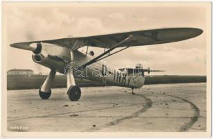 1938 Unsere Luftwaffe. Fotokarten Horn Nr. 2445 A / Német karonai repülőgép / German military aircraft