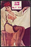 cca 1960 ACE Ni 1. 3/6 erotikus újság, magazin, fotókkal.