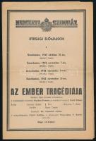cca 1930-1940 Varueték, operák, színházak programfüzetei, műsorfüzetei