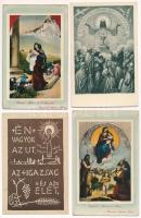 20 db RÉGI motívum képeslap: festmények / 20 pre-1945 motive postcards: paintings