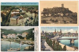 20 db RÉGI külföldi város képeslap / 20 pre-1945 foreign town-view postcards