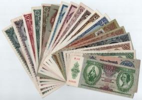 1932-1946. 19db-os Pengő bankjegytétel T:II-III