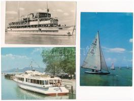 19 db MODERN motívum képeslap: hajók / 19 modern motive postcards: ships