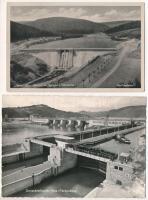 Duzzasztó gátak - 11 db modern képeslap / DAMS - 11 modern postcards