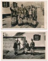 Mezőkövesd - 2 db régi népviseletes képeslap / 2 pre-1945 folklore postcards