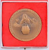 Szlovákia 1994. "Libegő Tátralomnic és a Kő-pataki-tó között" kétoldalas Br emlékérem ered...