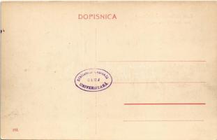 Karlóca, Karlowitz, Sremski Karlovci; Erste Karlovcicer Dampfmühle des Karl Kunert / Karl Kunert-fél...