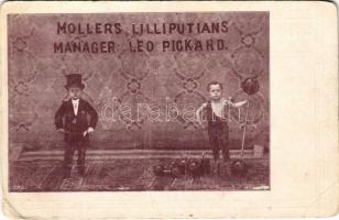 Mollers Liliputians - Manager Leo Pickard. Gruss aus Liliput die Stadt der Zwerge / Liliputi cirkuszi akrobaták / Circus acrobats (EB)