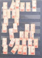 Régi magyar ragjegyek ABC sorrendben 12 lapos közepes berakó 17 oldalán + kevés külföldi