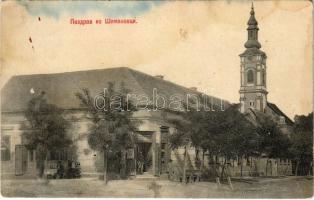 Simanovci, utca, üzlet, templom / street view, shop, church (r)