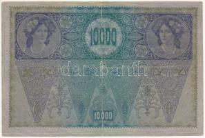 Ausztria 1918. 10.000K vízszintes "DEUTSCHÖSTERREICH" felülbélyegzéssel T:III tear
Austri...