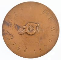 Lengyelország "Bem József 1794-1850" kétoldalas Br emlékérem eredeti tokban (70mm) T:1-,2
...