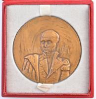 Lengyelország "Bem József 1794-1850" kétoldalas Br emlékérem eredeti tokban (70mm) T:1-,2
...