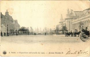 1900 Paris, Exposition universelle, Avenue Nicolas II (Rb)