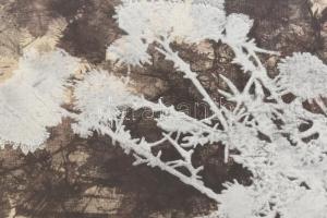 Polgár Csaba (1942-2016): Virágok. Vegyes technika, vászon. Jelzett. Hátoldalán Képcsarnok Vállalat ...