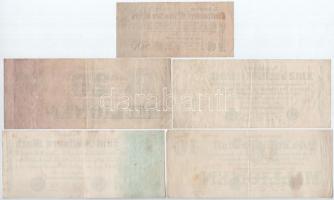 Németország / Weimari Köztársaság 1923. 1.000.000M-500.000.000.000M (5xklf) T:III
Germany / Weimar ...