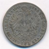 1859B 1Fl Ag "Ferenc József" T:3 patina Hungary 1859B 1 Florin Ag "Franz Joseph"...
