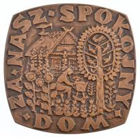 Lengyelország 1978. A Lengyel Néphadsereg 35. éves évfordulójára kiadott, kétoldalas, öntött bronz p...