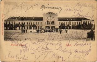 1903 Zilah, Zalau; Városi vigadó, piac, üzlet. Seres Samu kiadása / inn, market, shop (EB)