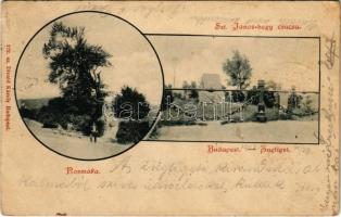 1902 Budapest XII. Szent János hegy csúcsa, Zugliget, Normafa. Divald Károly 172. sz. (Rb)